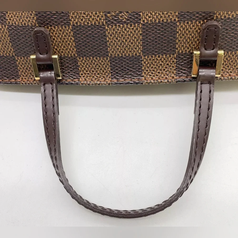 Authentic Louis Vuitton Damier Ebene Manosque GM Pouch W/Box mini bag - Picture 13 of 17